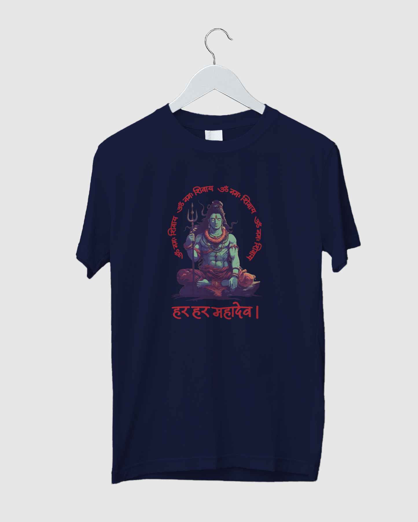 Shiv Bhakt Men's Round Neck Half Sleeve T-shirt
