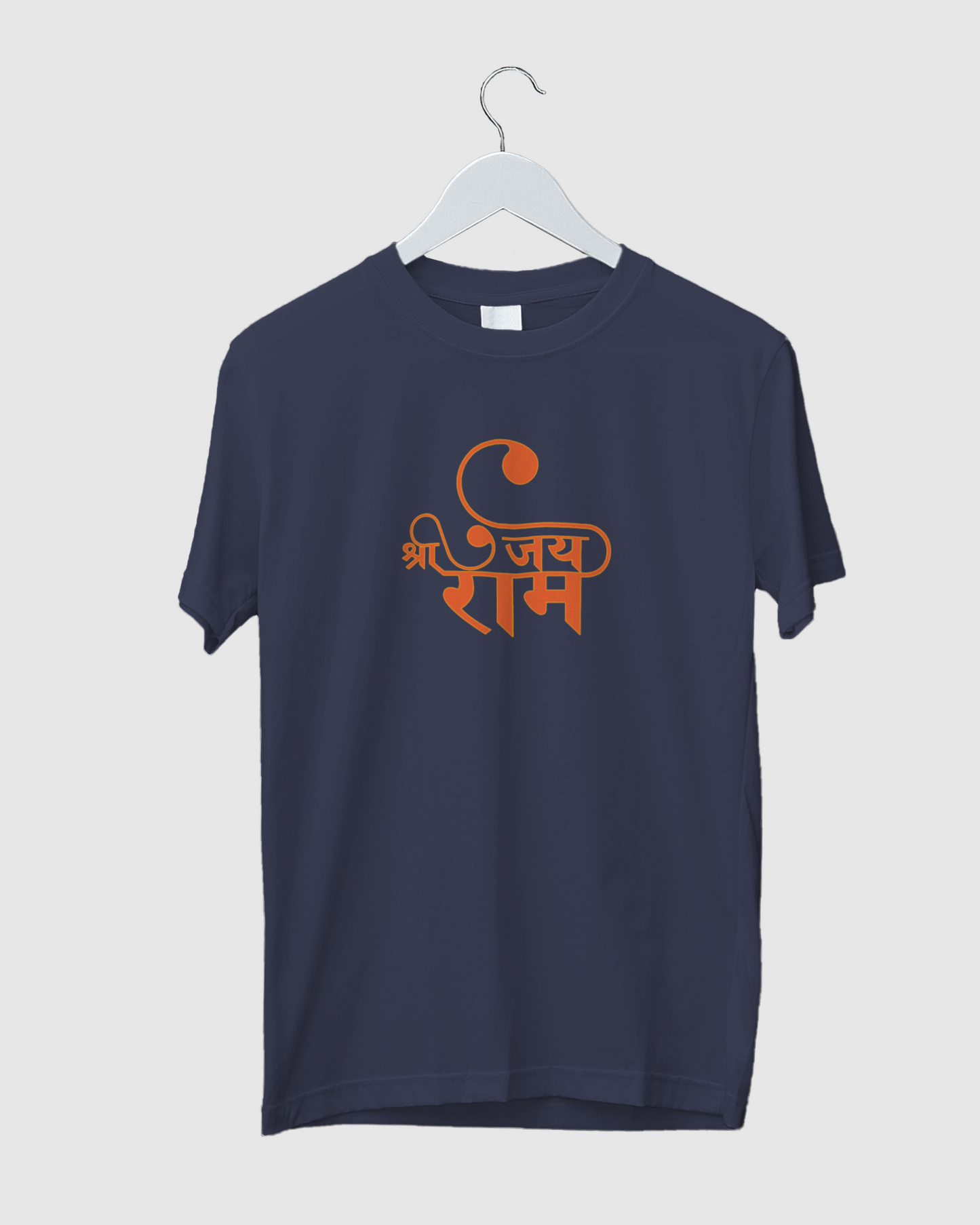 Sree Ram Bhakt Men's Round Neck Half Sleeve T-shirt