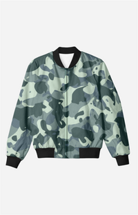 Military Camouflage Bomber Jacket - Unisex