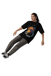 Leo Zodiac Oversized Unisex T-shirt