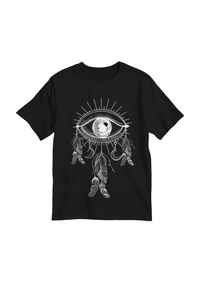 Evil Eye Dream Catcher Unisex Round Neck Classic Fit T-Shirts