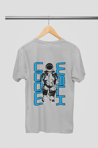 Moon Walk Men's Oversized Round Neck T-shirt