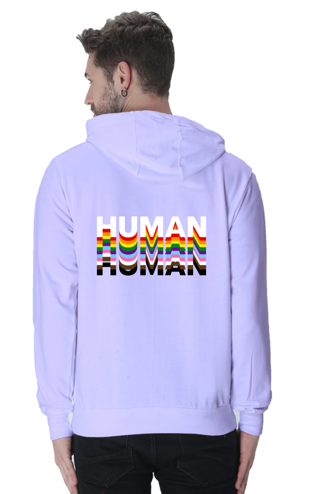 Pride Human Hooded Sweatshirt with Pocket Whale