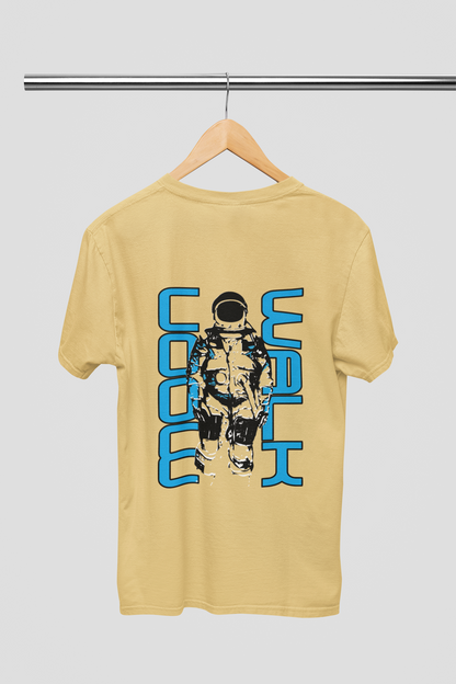 Moon Walk Men's Oversized Round Neck T-shirt