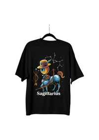 Sagittarius Zodiac Oversized Unisex T-shirt