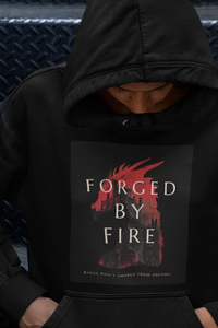 Forged by Fire Hoodie Sweatshirt- Black for Women