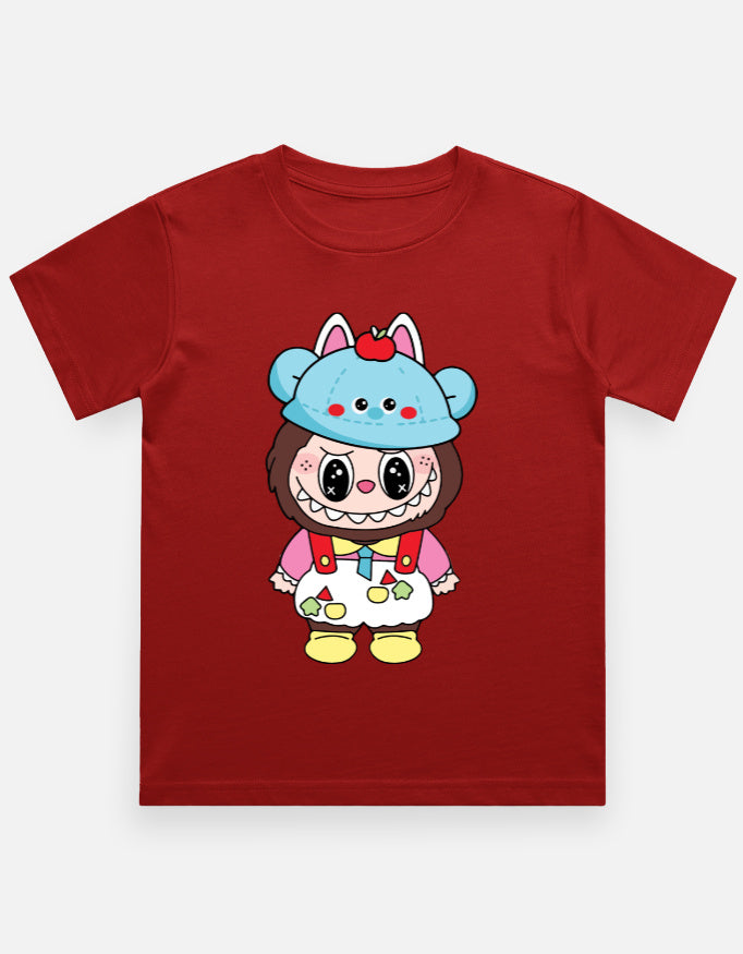 Labubu T-shirt for Kids Boys & Girls Unisex - School Boy