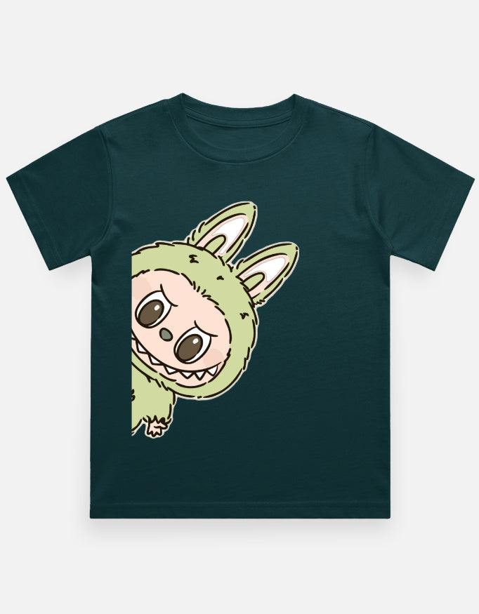Labubu T-shirt for Kids Boys & Girls Unisex - Peekaboo