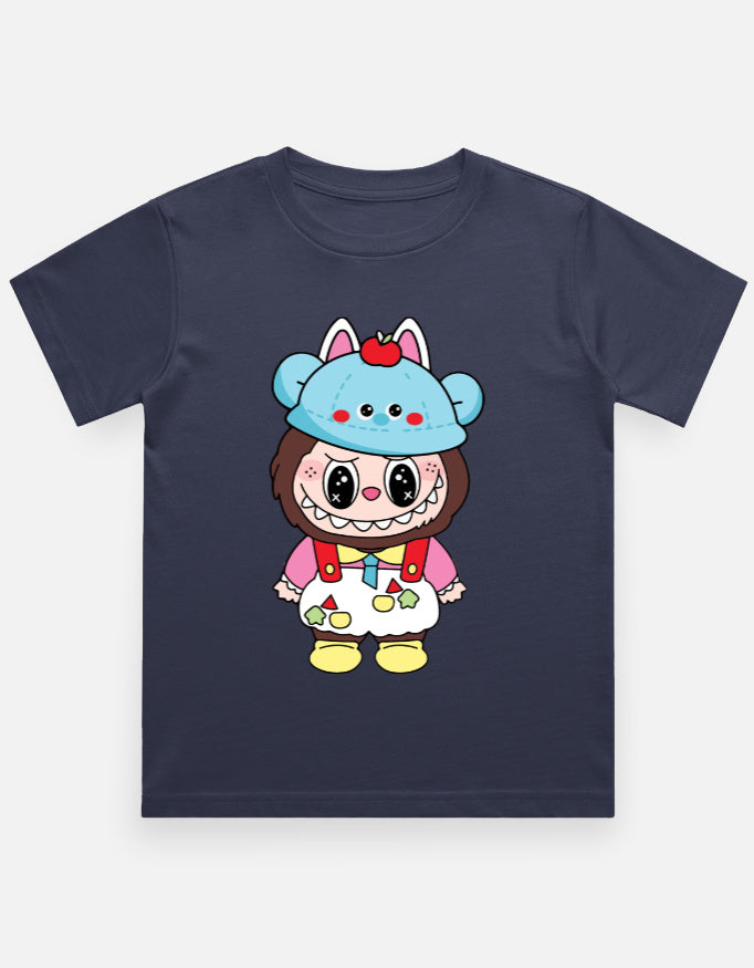 Labubu T-shirt for Kids Boys & Girls Unisex - School Boy