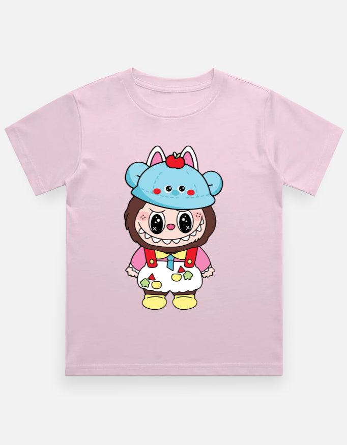 Labubu T-shirt for Kids Boys & Girls Unisex - School Boy