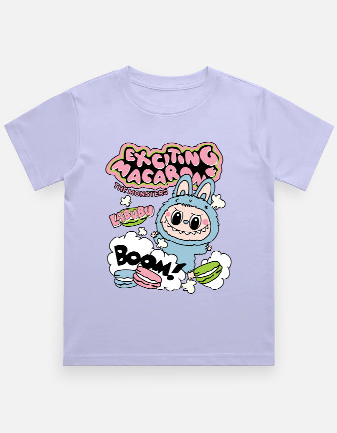 Labubu T-shirt for Kids Boys & Girls Unisex - Boom