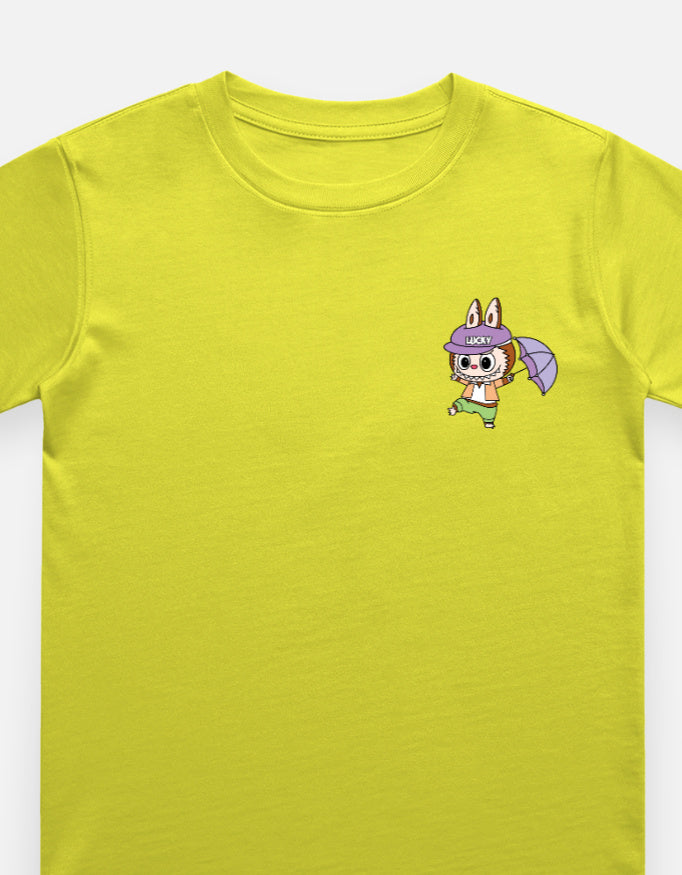 Labubu T-shirt for Kids Boys & Girls Unisex - Rain Dance