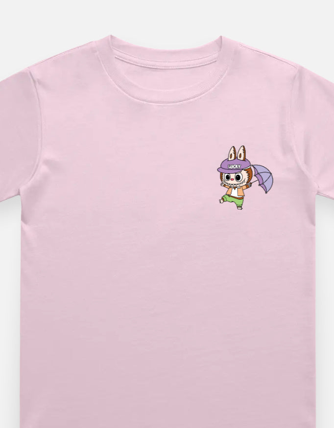 Labubu T-shirt for Kids Boys & Girls Unisex - Rain Dance