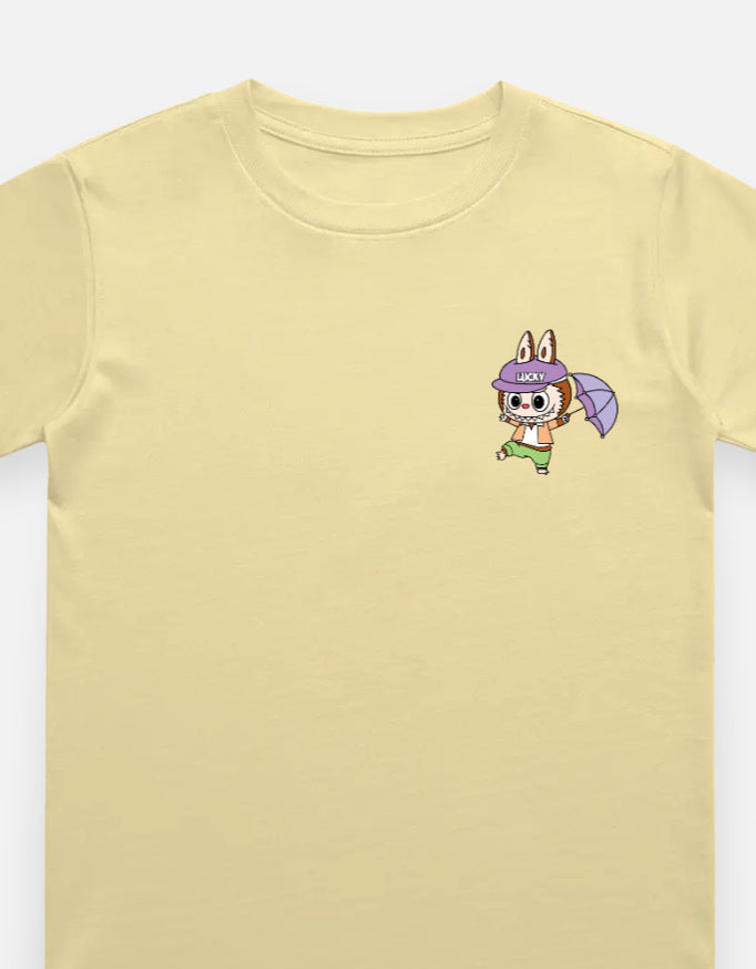 Labubu T-shirt for Kids Boys & Girls Unisex - Rain Dance