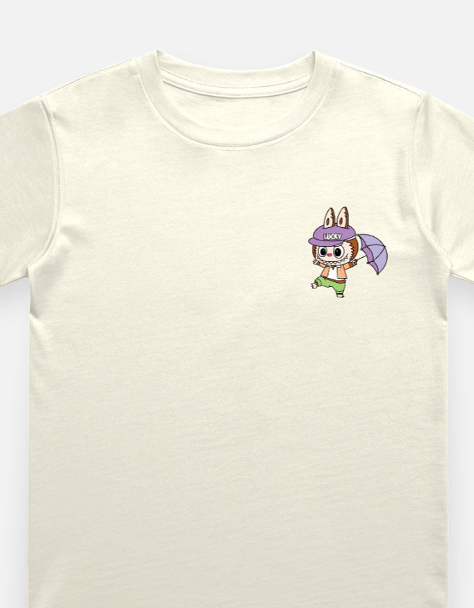 Labubu T-shirt for Kids Boys & Girls Unisex - Rain Dance