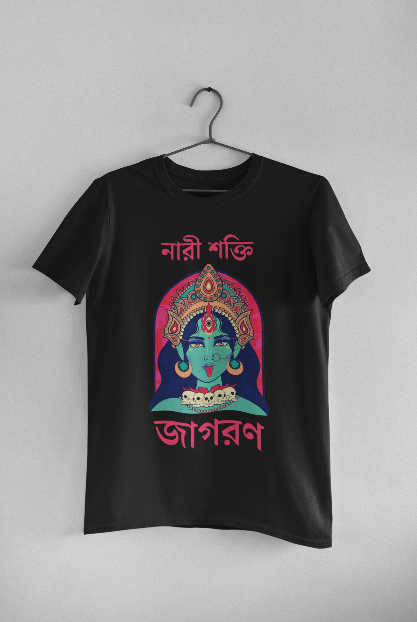 Nari Shakti Unisex Round Neck T-shirt - Bengali Utsav