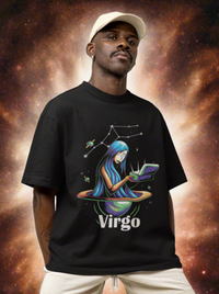 Virgo Zodiac Oversized Unisex T-shirt