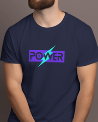 Power Men's Round Neck Half Sleeve T-shirt