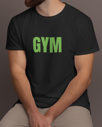 Gym Men's Round Neck Half Sleeve T-shirt