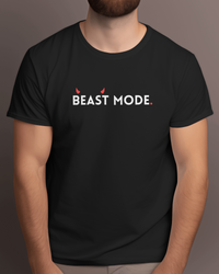 Beast Mode Men's Round Neck Half Sleeve T-shirt