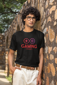 Your Gamer T-shirt with Your Gaming Channel Name - Round Neck Half Sleeve - Cotton