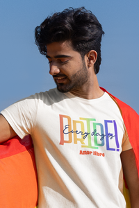 Everyday is Pride Round Neck Standard T-Shirt for All Genders - Red