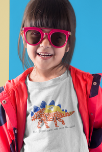 Dino Kid's T-shirt White for Boys & Girls