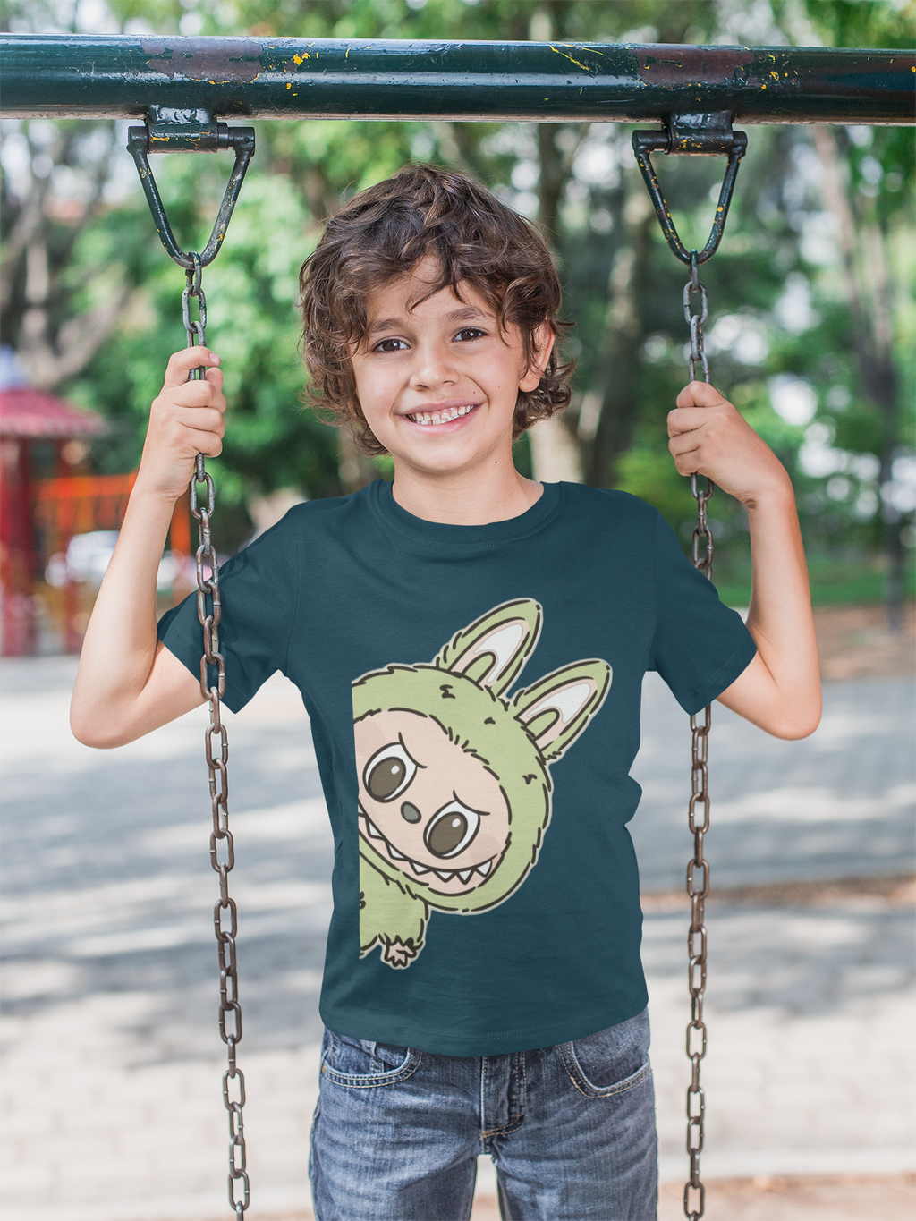 Labubu T-shirt for Kids Boys & Girls Unisex - Peekaboo