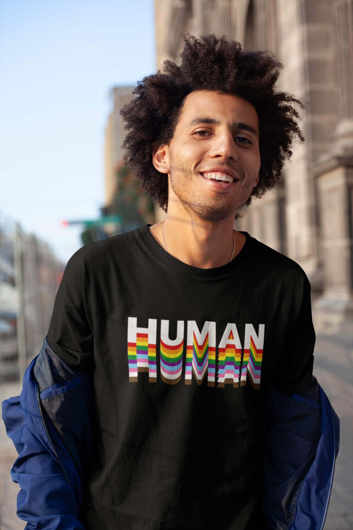 Human Pride Round Neck Standard T-Shirt for All Genders